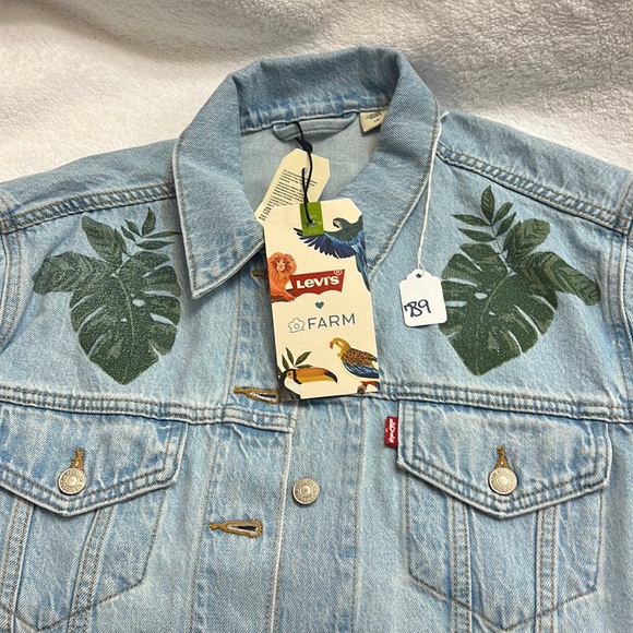 LEVI’S NWT FARM COLLECTION DENIM JACKET SIZE L - Picture 1 of 15